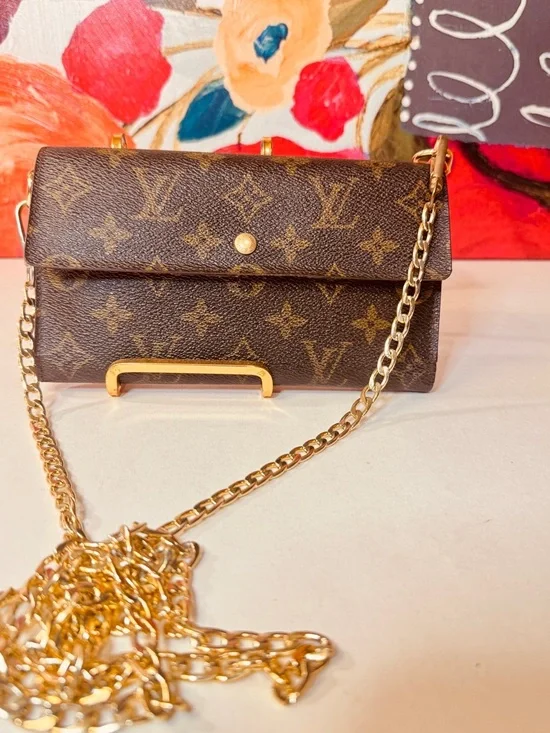 Louis Vuitton Monogram International trifled long wallet - Picture 4 of 13